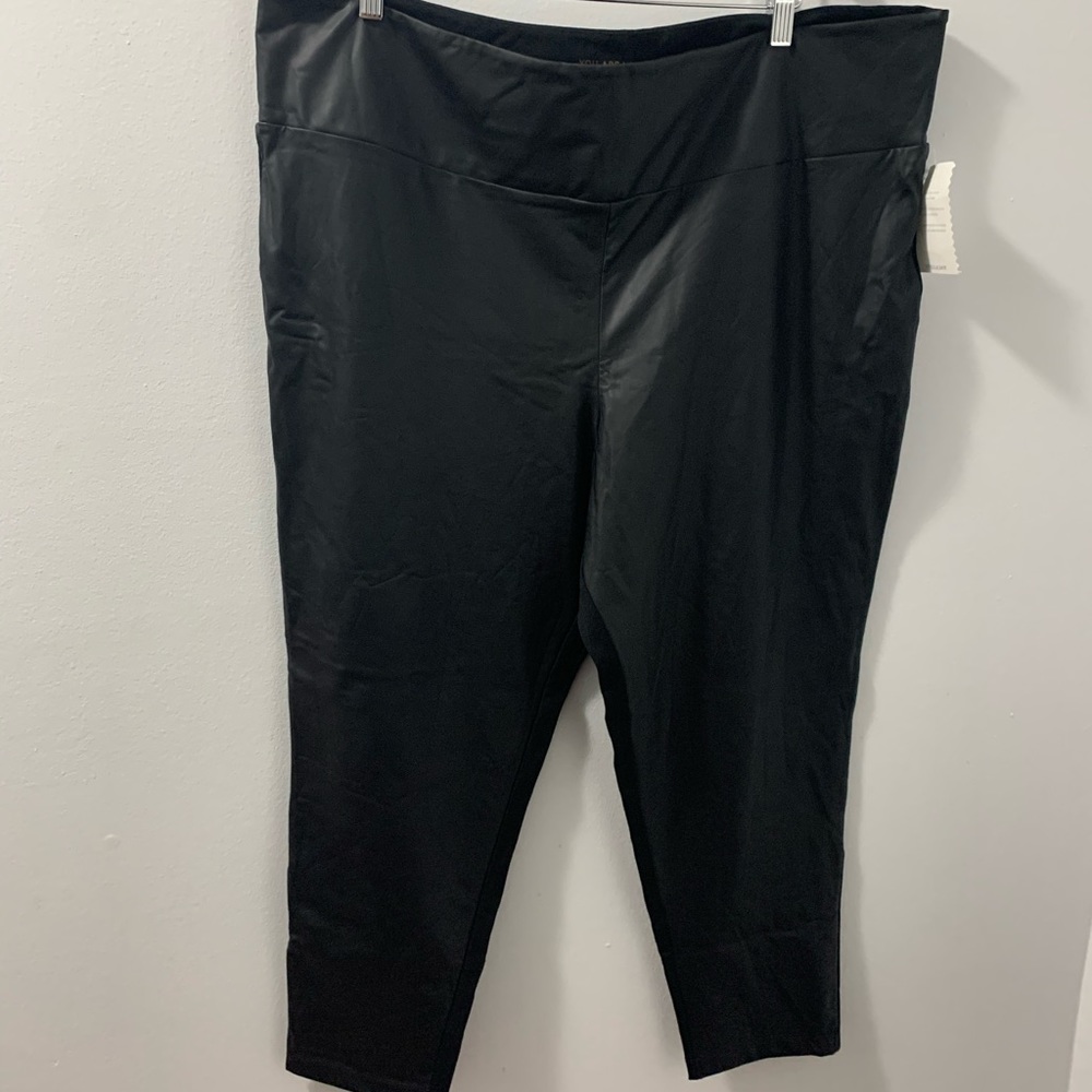 Stella &Dot black Faux leathering legging